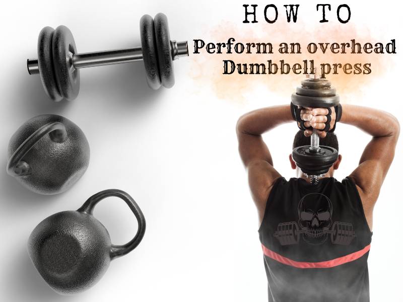 Triceps dumbbells skull crushers