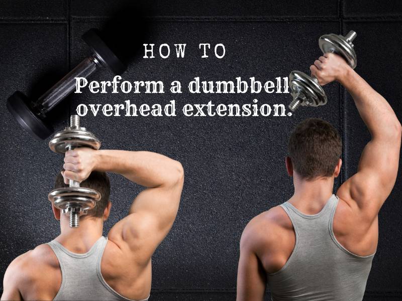 dumbbell overhead extension