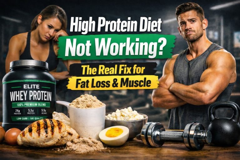 high protein diet not working for fat loss and muscle gain