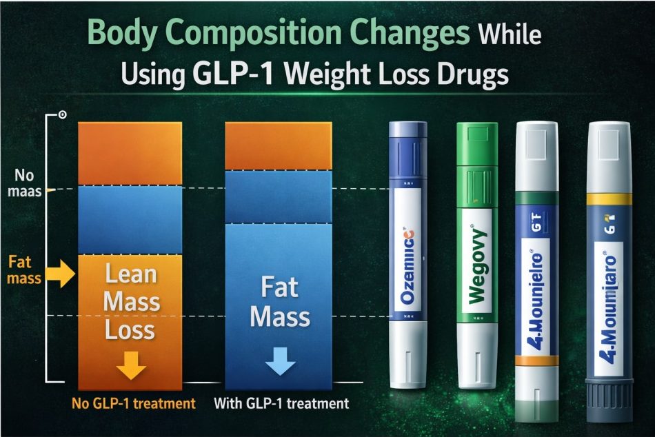 body composition changes while using glp-1 weight loss drugs
